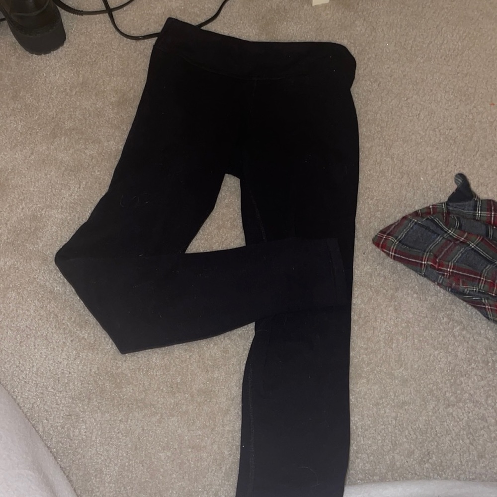 ATHLETA girls fleece lined leggings